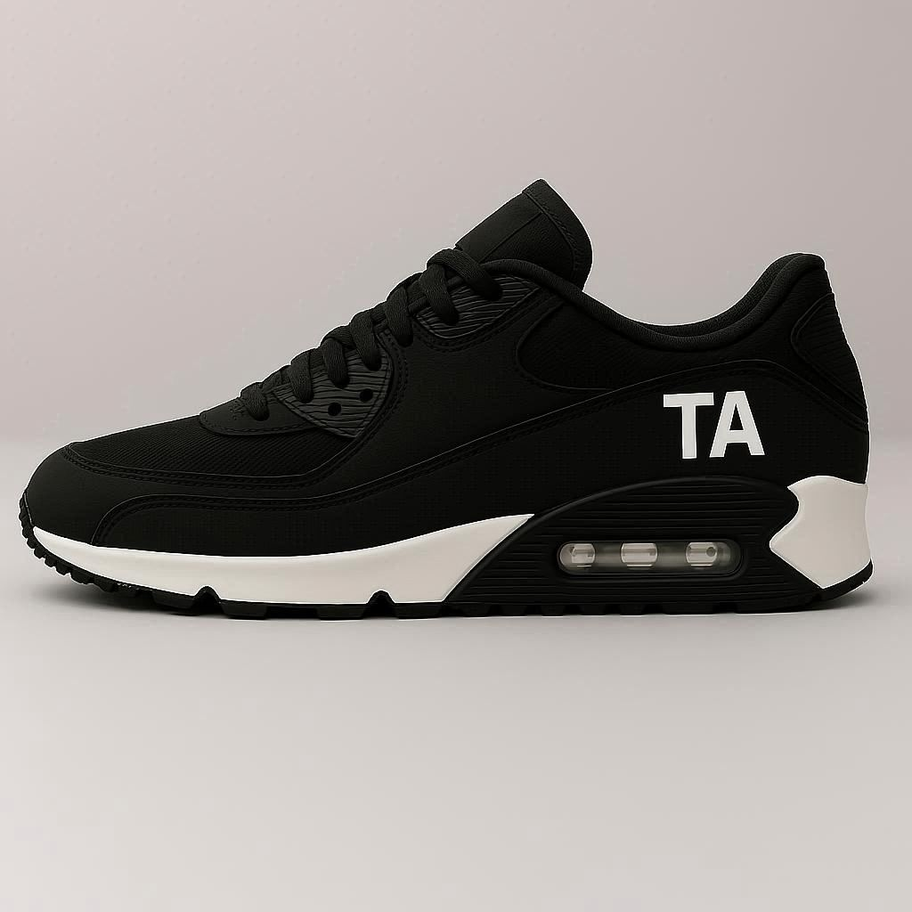scarpa da corsa TA bianca e nera
